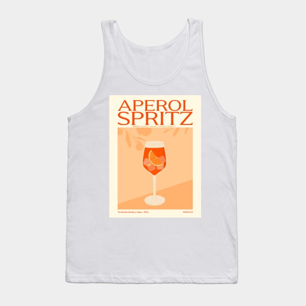 Aperol Spritz Tank Top by MurellosArt